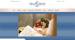 Desktop Screenshot of idealbirth.com.au